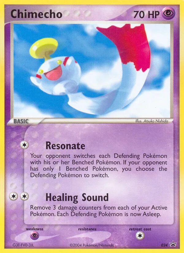 Chimecho #24 – Nintendo Black Star Promos card