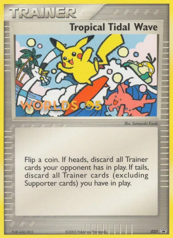 Tropical Tidal Wave #27 – Nintendo Black Star Promos card
