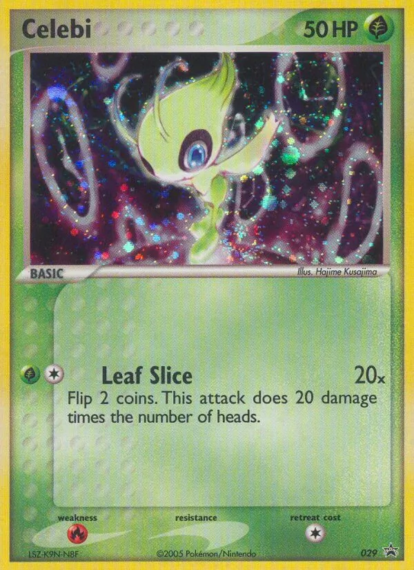 Celebi #29 – Nintendo Black Star Promos card