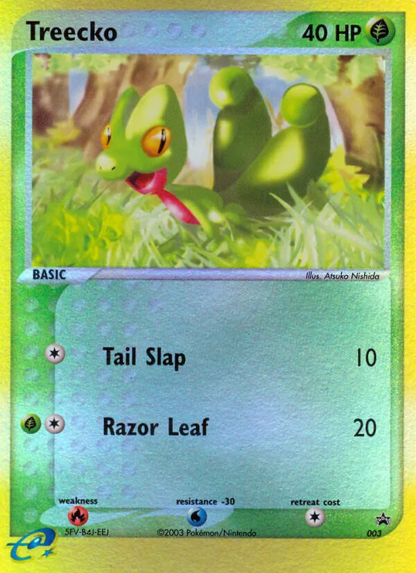 Treecko #3 – Nintendo Black Star Promos card