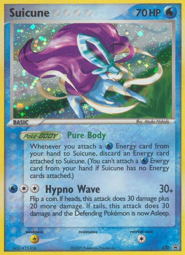 Suicune #30 – Nintendo Black Star Promos card