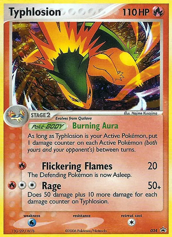 Typhlosion #34 – Nintendo Black Star Promos card