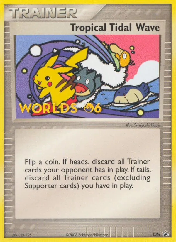 Tropical Tidal Wave #36 – Nintendo Black Star Promos card