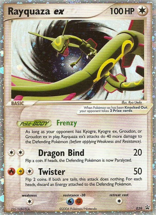 Rayquaza ex #39 – Nintendo Black Star Promos card