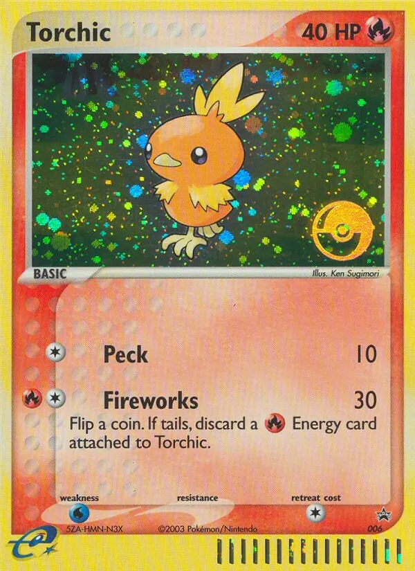 Torchic #6 – Nintendo Black Star Promos card