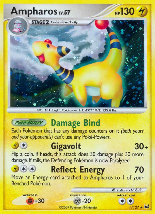 Ampharos #1 – Platinum card