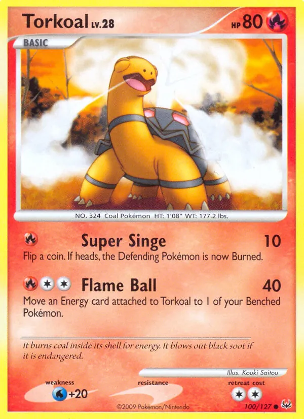 Torkoal #100 – Platinum card