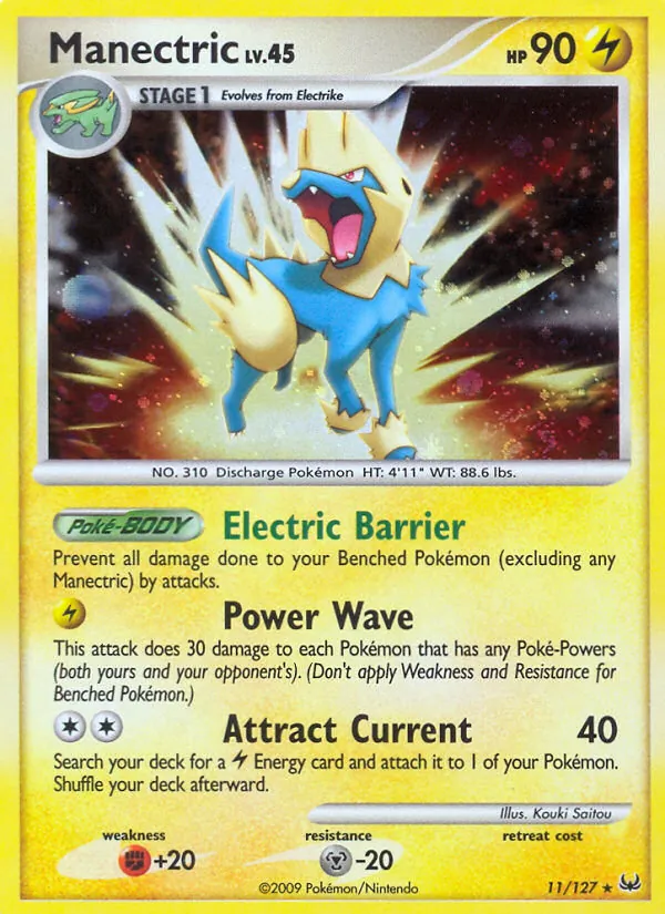 Manectric #11 – Platinum card
