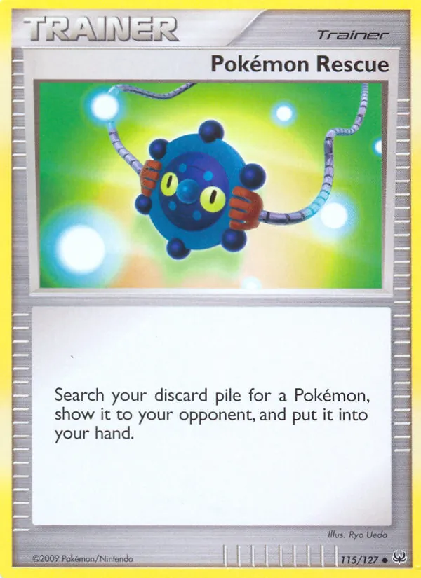 Pokémon Rescue #115 – Platinum card