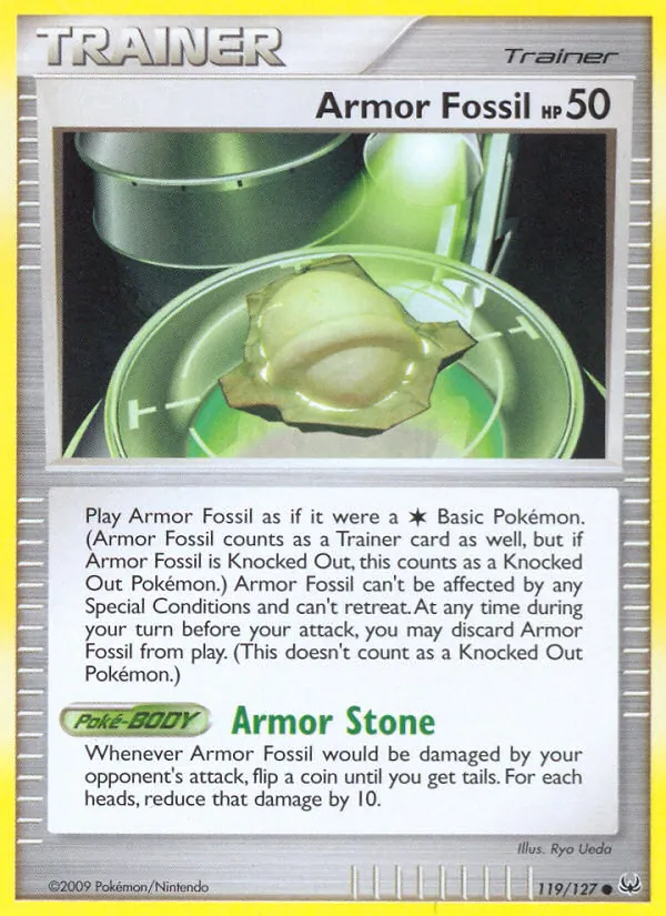 Armor Fossil #119 – Platinum card