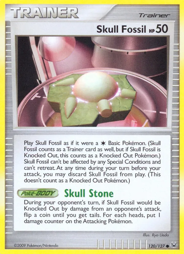 Skull Fossil #120 – Platinum card