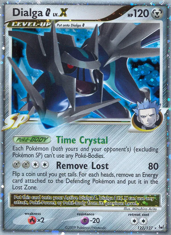 Dialga G LV.X #122 – Platinum card