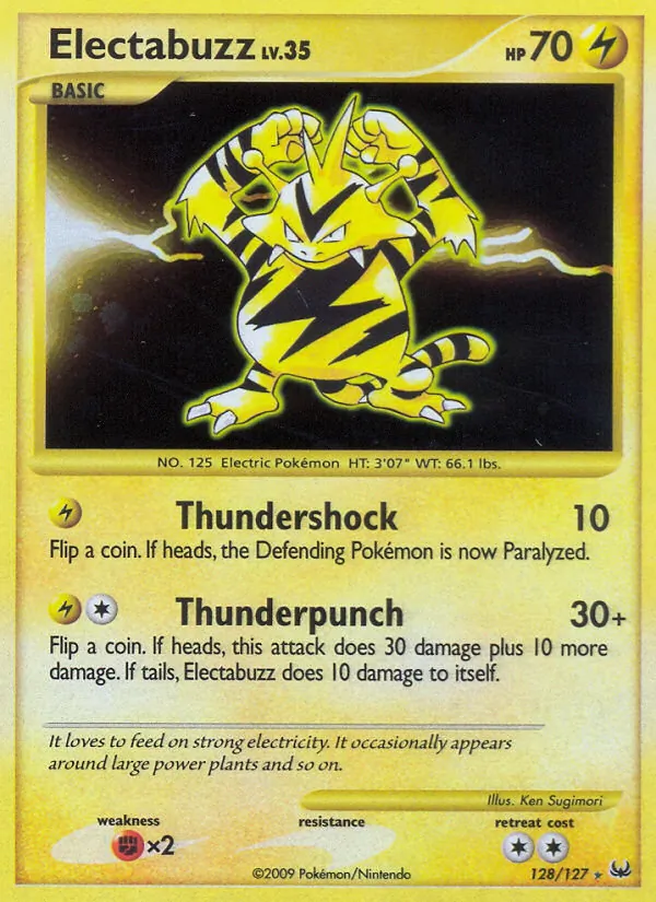 Electabuzz #128 – Platinum card