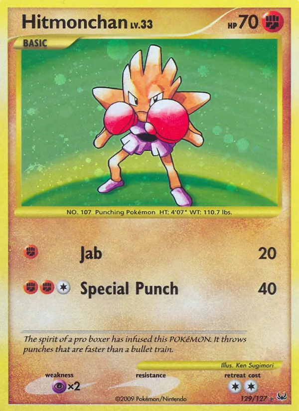 Hitmonchan #129 – Platinum card