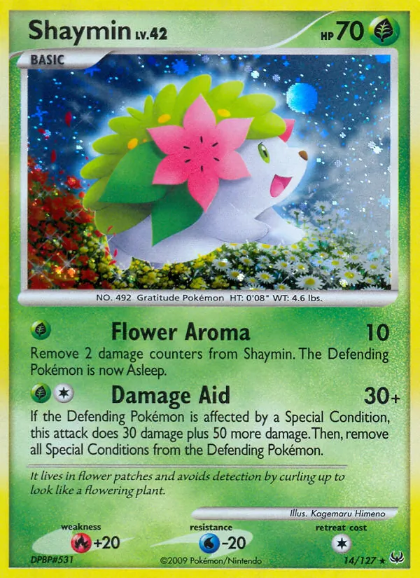 Shaymin #14 – Platinum card
