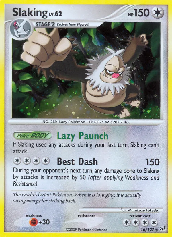 Slaking #16 – Platinum card