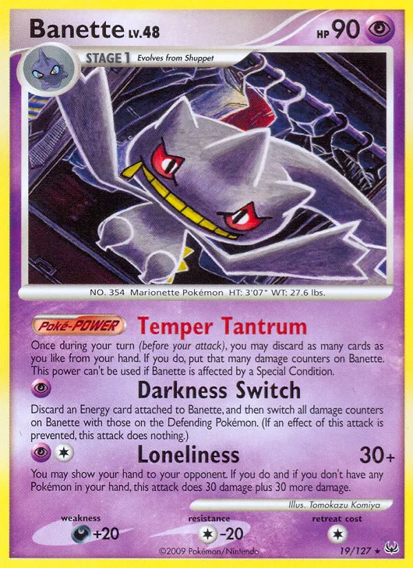 Banette #19 – Platinum card