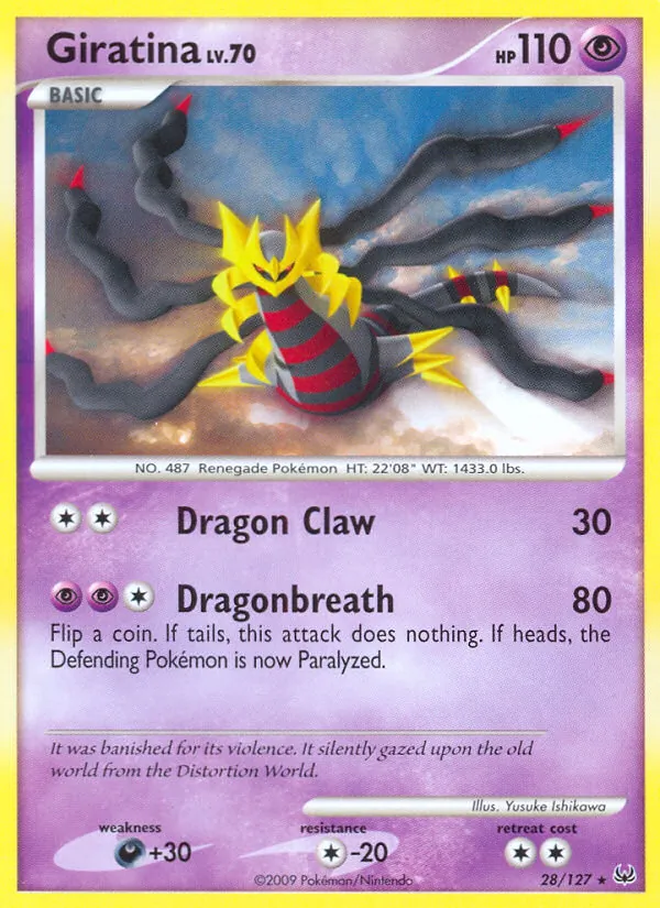 Giratina #28 – Platinum card