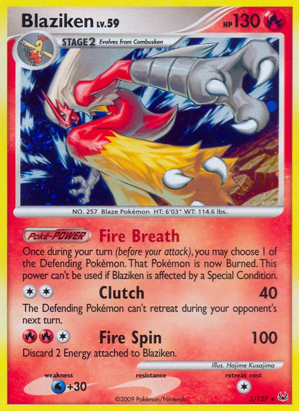 Blaziken #3 – Platinum card
