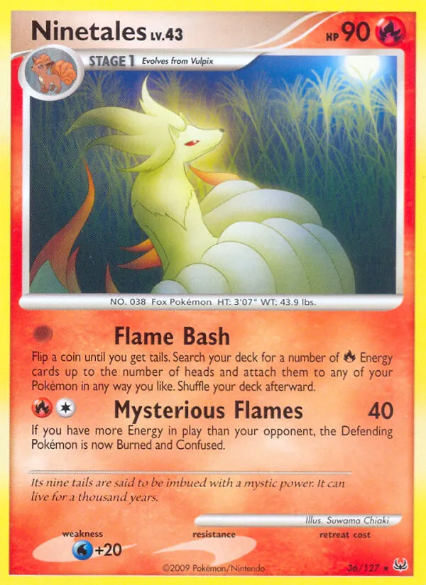 Ninetales #36 – Platinum card