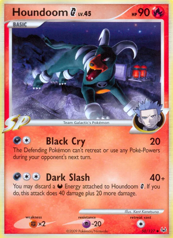 Houndoom G #50 – Platinum card