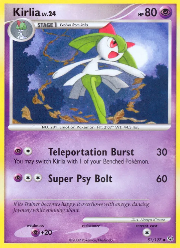 Kirlia #51 – Platinum card