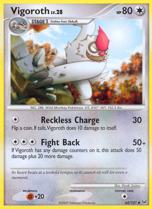 Vigoroth #64 – Platinum card
