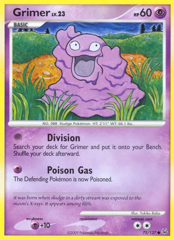 Grimer #75 – Platinum card