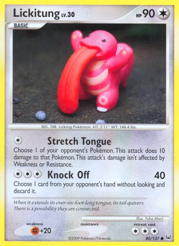 Lickitung #80 – Platinum card