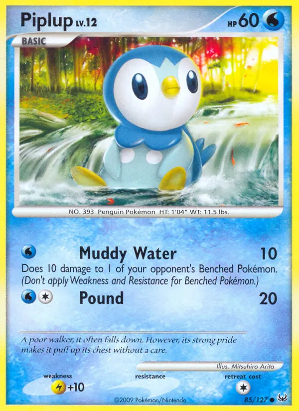 Piplup #85 – Platinum card