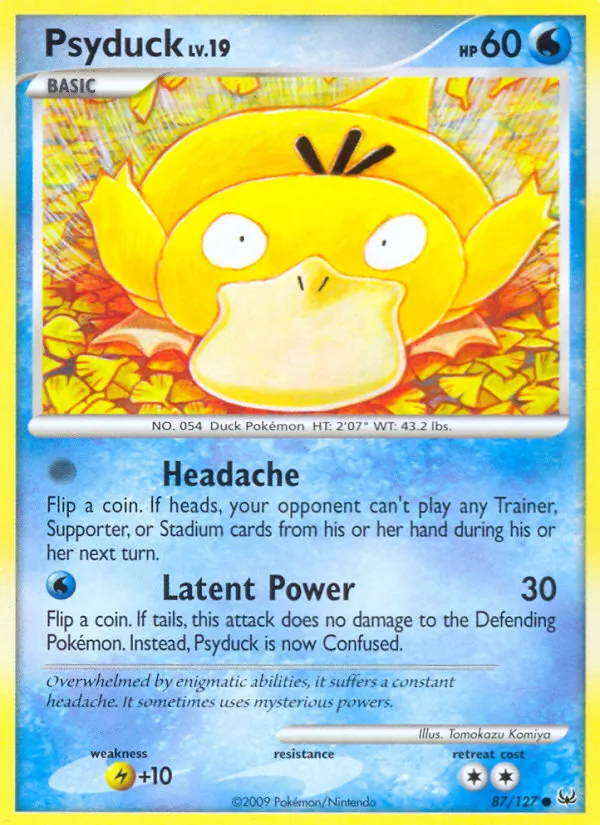 Psyduck #87 – Platinum card