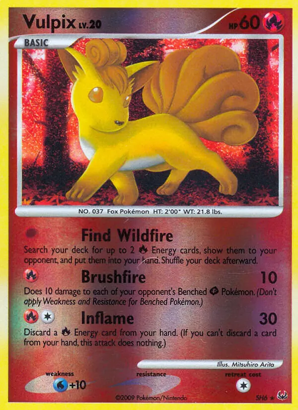 Vulpix #SH6 – Platinum card