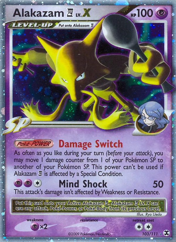 Alakazam E4 LV.X #103 – Rising Rivals card
