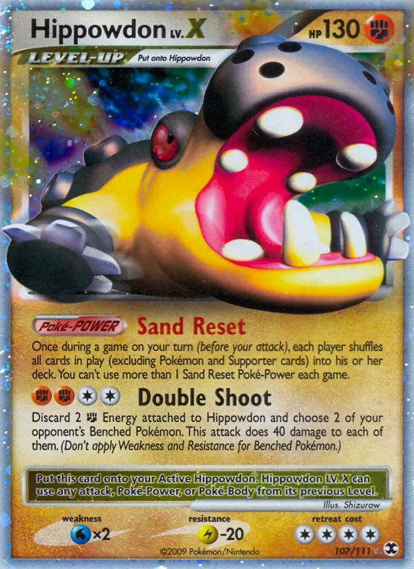 Hippowdon LV.X #107 – Rising Rivals card