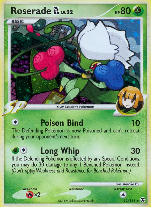 Roserade GL #12 – Rising Rivals card