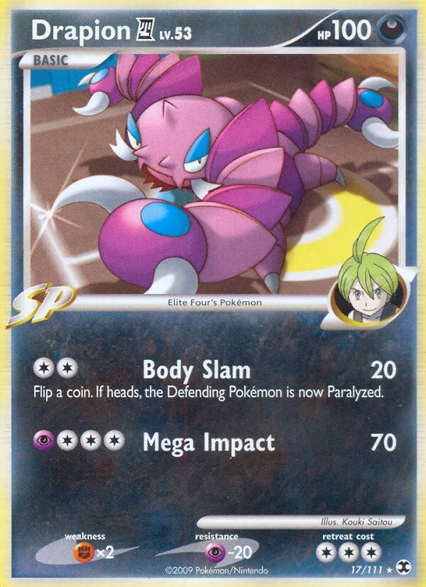 Drapion E4 #17 – Rising Rivals card