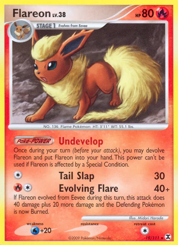 Flareon #19 – Rising Rivals card