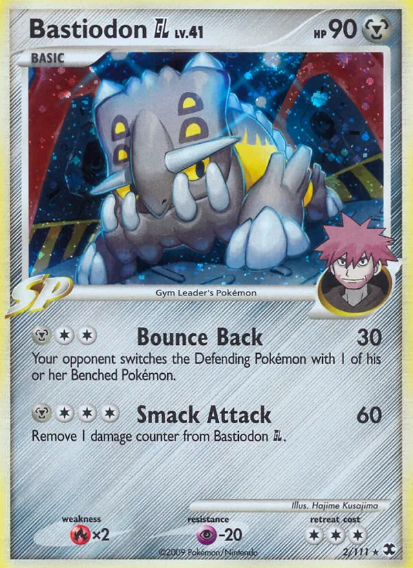 Bastiodon GL #2 – Rising Rivals card