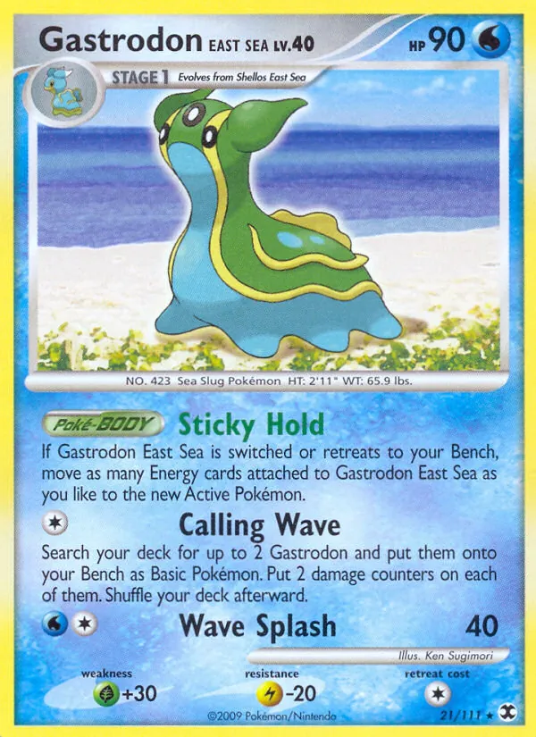 Gastrodon East Sea #21 – Rising Rivals card