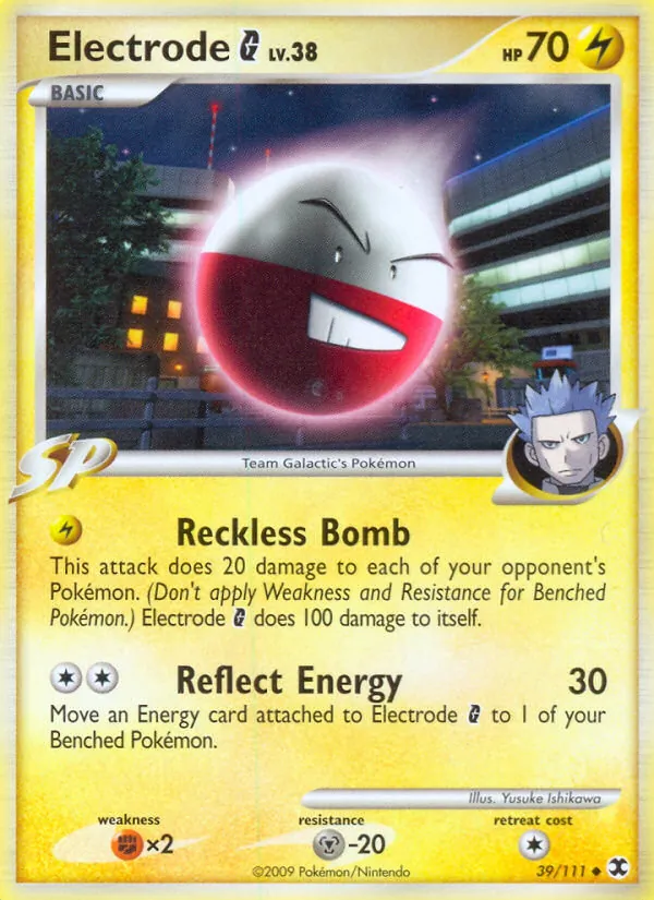 Electrode G #39 – Rising Rivals card