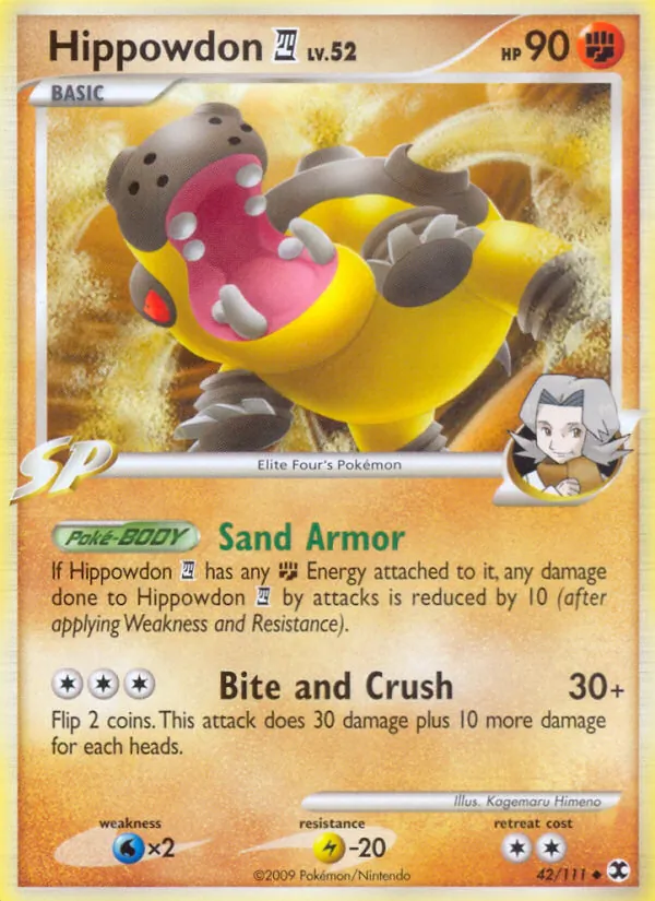 Hippowdon E4 #42 – Rising Rivals card