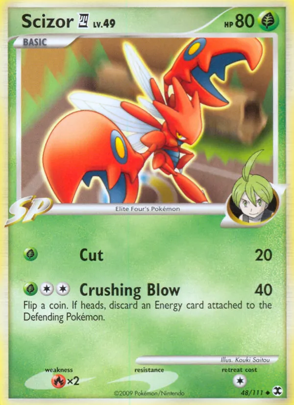 Scizor E4 #48 – Rising Rivals card