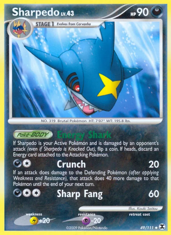Sharpedo #49 – Rising Rivals card