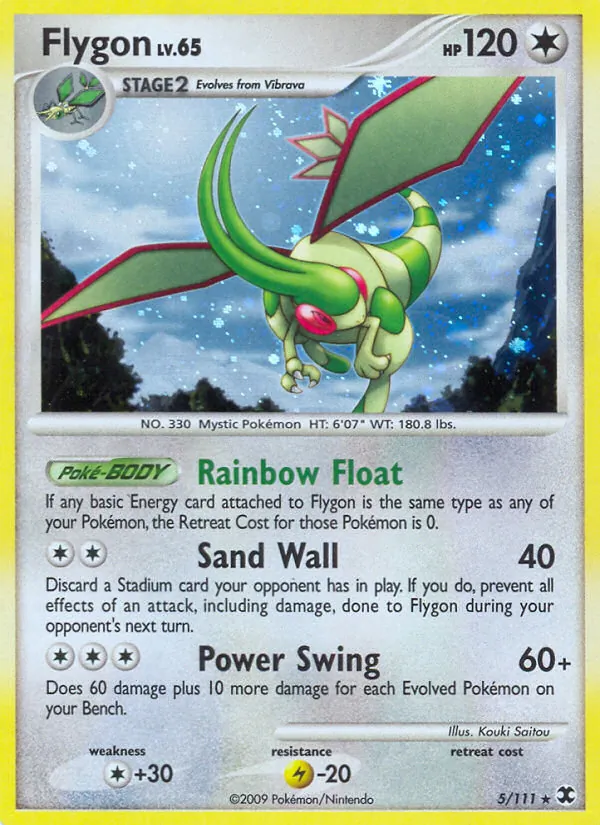 Flygon #5 – Rising Rivals card