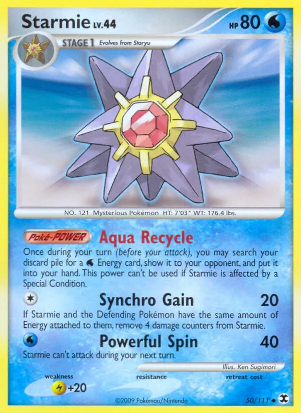 Starmie #50 – Rising Rivals card