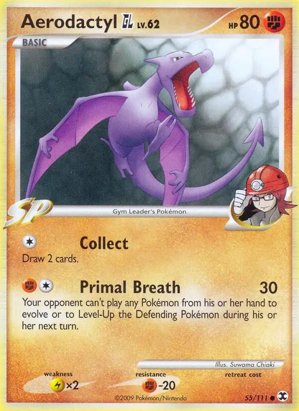 Aerodactyl GL #55 – Rising Rivals card