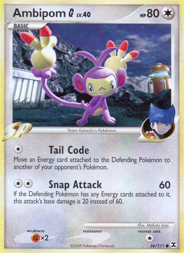 Ambipom G #56 – Rising Rivals card