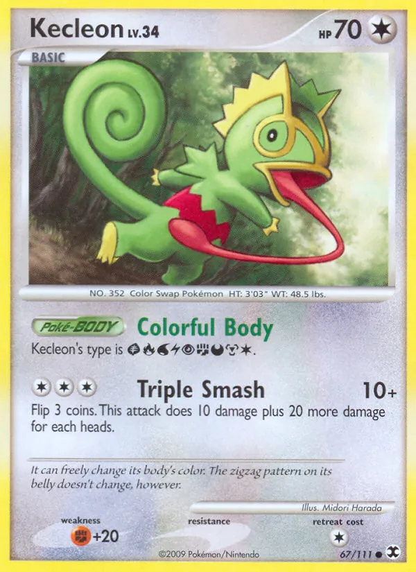 Kecleon #67 – Rising Rivals card