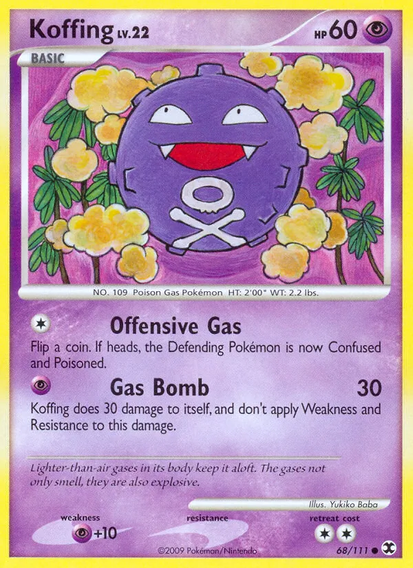 Koffing #68 – Rising Rivals card