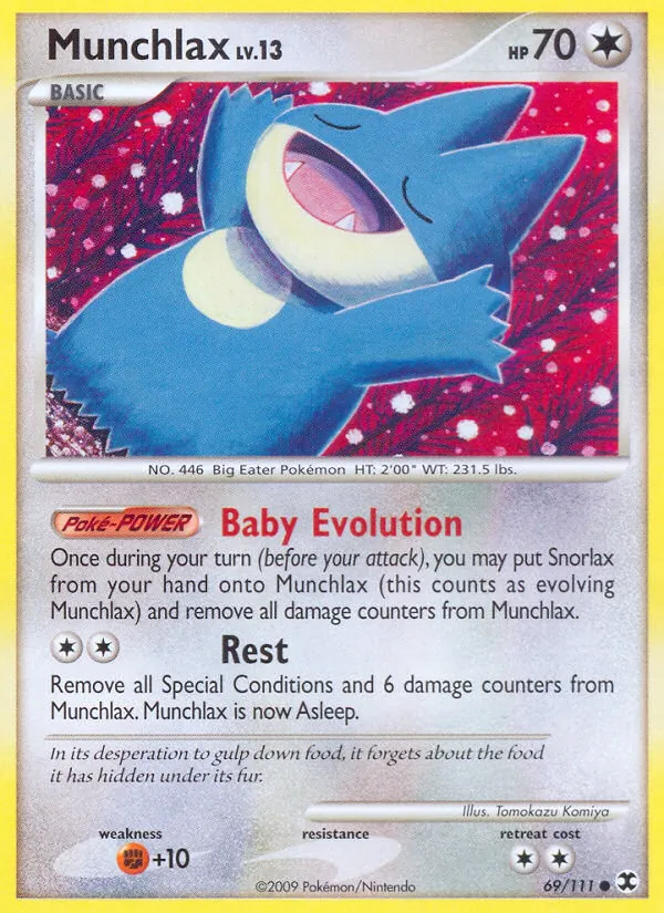 Munchlax #69 – Rising Rivals card